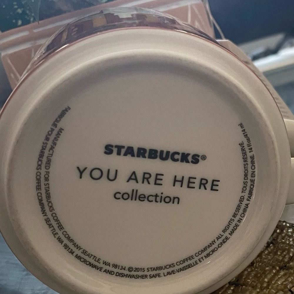 2015 Starbucks Nashville You Are Here Collection Ceramic Mug / Coffee Cup 14 oz - Picture 3 of 3